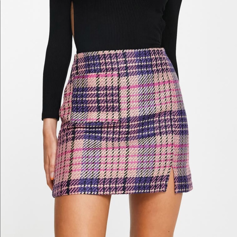 Top shop Plaid Skirt